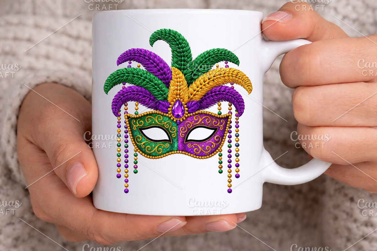 Mardi Gras Mask PNG, an Illustration by Canvas Craft (Photo 5 of 6)