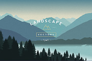 Vector Landscapes Bundle, an Illustration by Medialoot (Thumbnail 2 of 4)