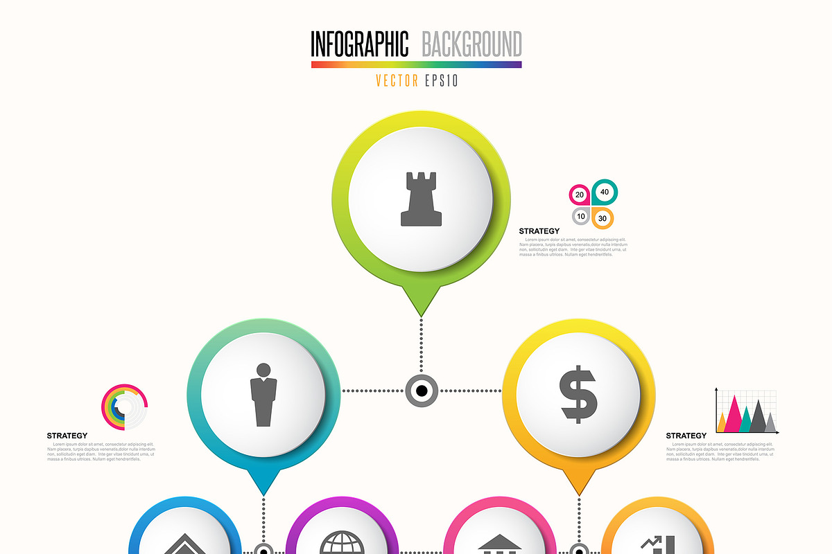 12 Timeline Infographic Template 02, a Presentation Template by Paperboxshop (Photo 3 of 3)