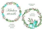 Kitchen watercolor set. Cookbook, an Illustration by SabinaWatercolorArt (Thumbnail 10 of 16)