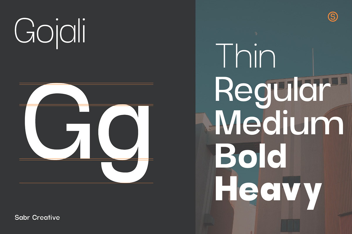 Gojali -  Variable Font, a Sans Serif Font by sabrcreative (Photo 3 of 10)