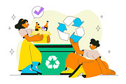 10 Eco Habit Illustration, a Person Illustration by denayunebgt (Thumbnail 4 of 4)