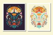 Night and Day Spring Illustration, an Animal Illustration by Blue Lela Design (Thumbnail 1 of 3)