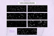 Procreate - Star and Sparkle Brushes, a Brush Add-On by DiBrush Studio (Thumbnail 3 of 6)