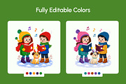 60 Christmas Flat Illustrations, a Decorative Illustration by Brickclay (Thumbnail 7 of 11)
