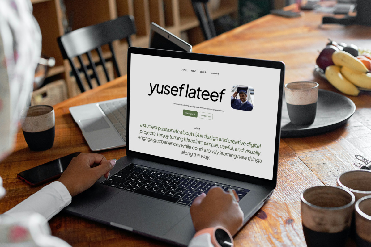 Yusef – Student Portfolio Website, a Landing Page Template by productype1 (Photo 5 of 5)