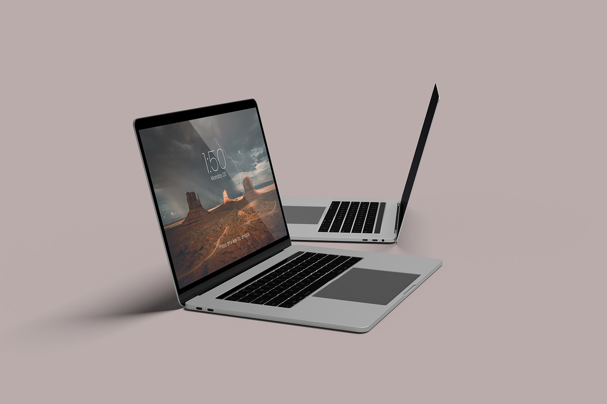 MacBook Pro Display Mockup, an iPhone Mockup by bimockup (Photo 12 of 13)