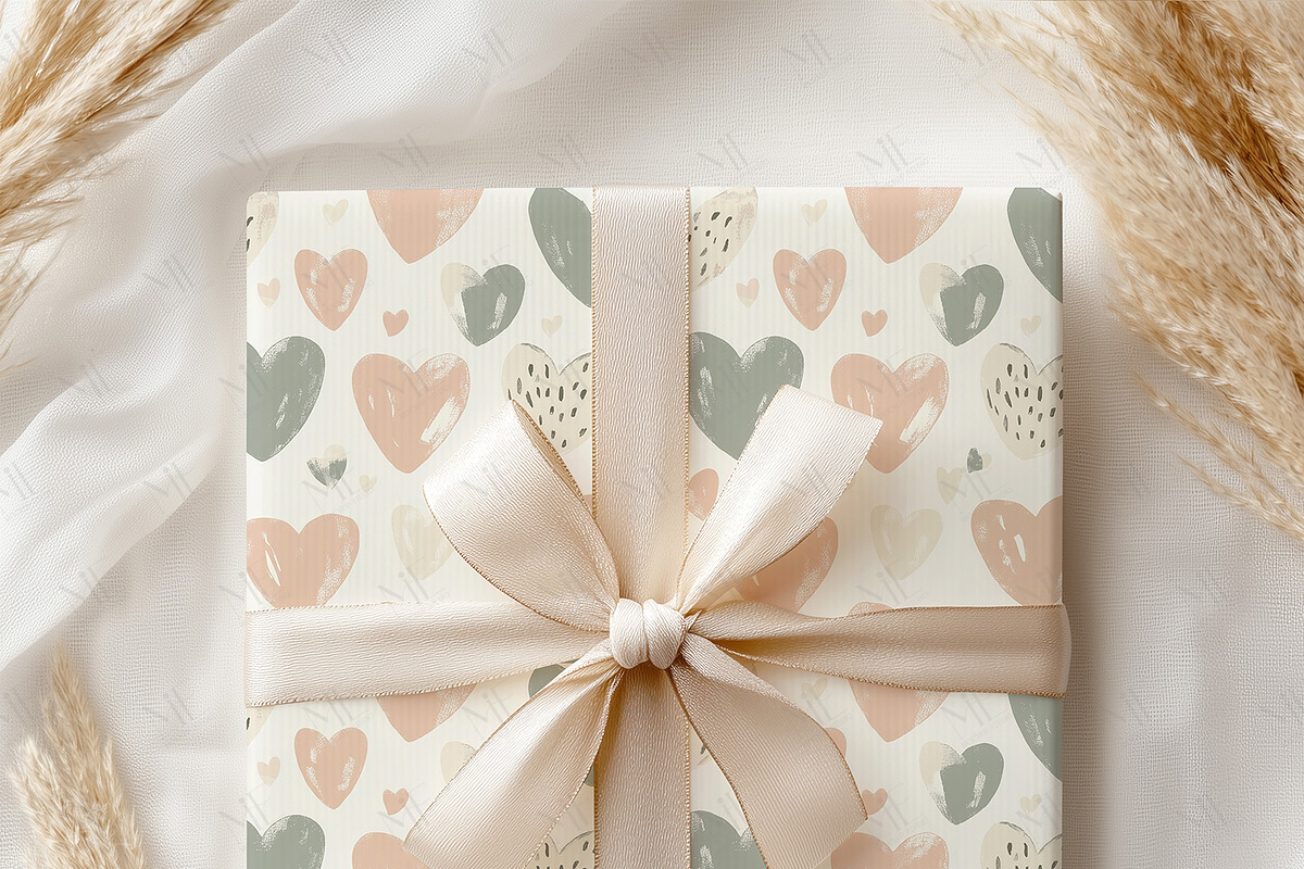 Gift Wrapping Paper Mockup PSD, a Mockup by Mie Mockup Studio (Photo 4 of 9)