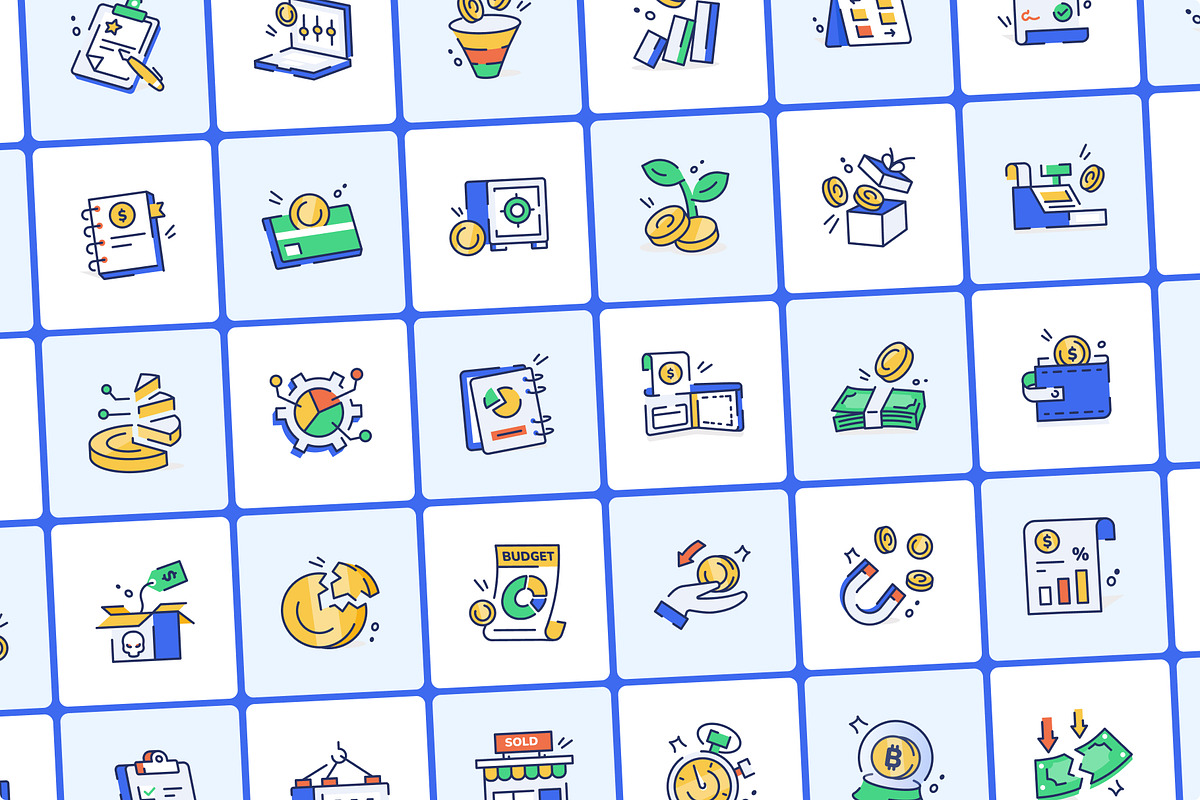 Finance and Operations Icons Bundle, a Duotone Icon by Creative Stall (Photo 5 of 11)