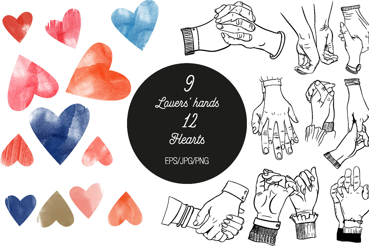 Hands & Love, an Illustration by Tatiana Davidova (Photo 2 of 4)