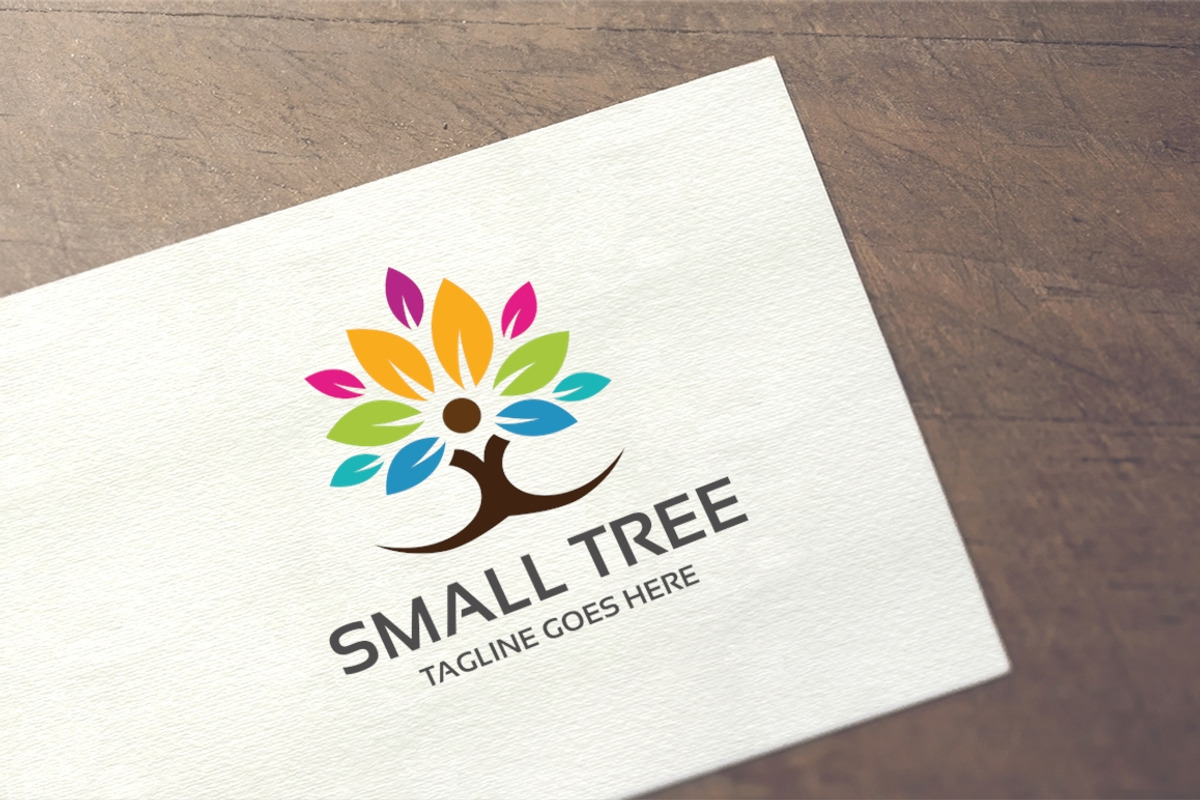 Small Tree Logo, a Branding & Logo Template by Design_Planet