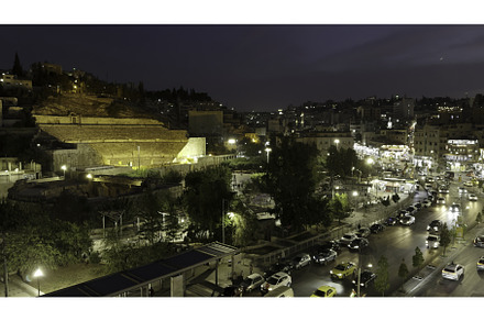 A captivating nighttime cityscape, an Architecture Photo by Media Whale Stock