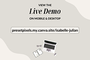 Classic Wedding Website Canva, a Landing Page Template by Preset Pixels (Thumbnail 8 of 9)