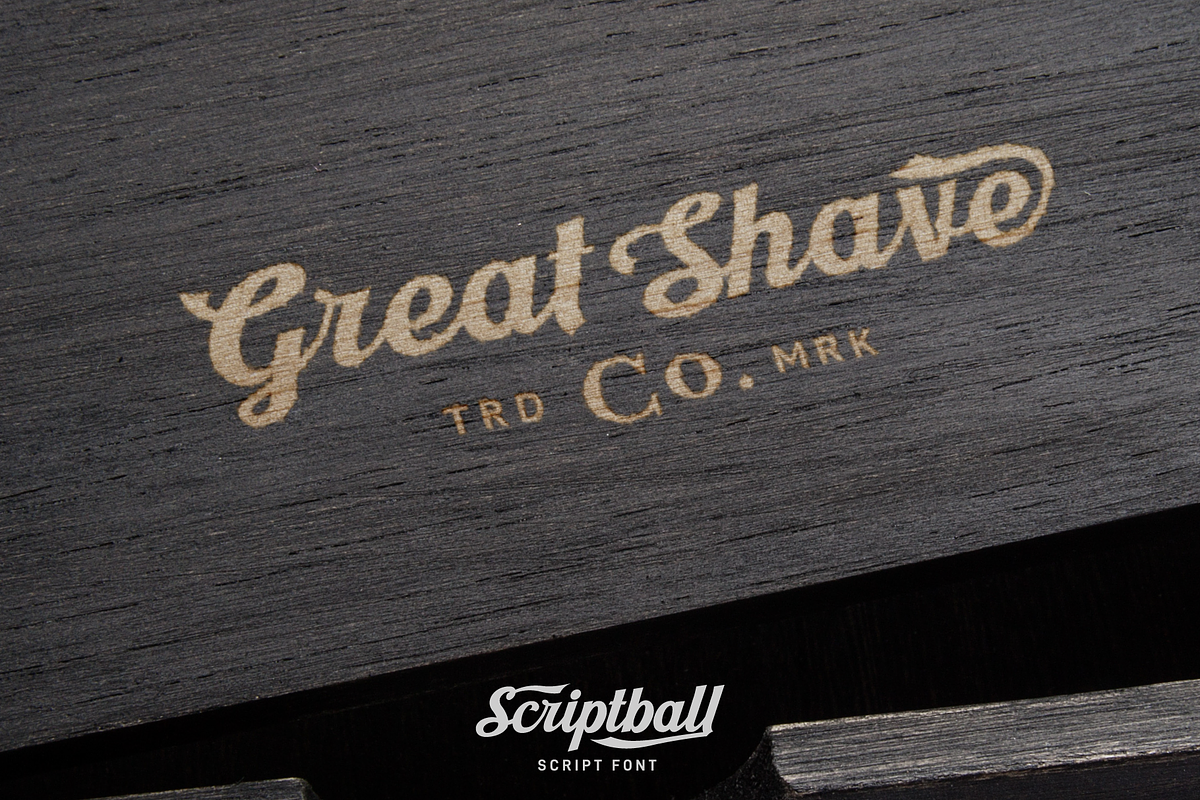 Scriptball Font, a Script Font by Alphabet Agency (Photo 7 of 7)