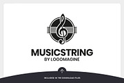 Music String Logo Template, a Branding & Logo Template by LOGOMAGINE (Thumbnail 10 of 16)