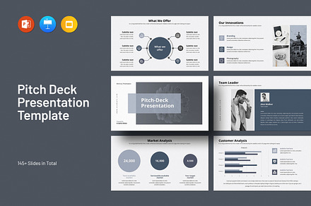 Business Pitch-Deck Presentation, a Presentation Template by CreativeSlides