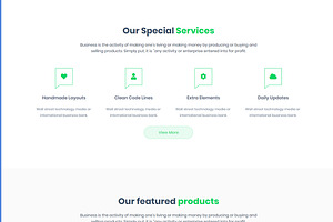 Dcompany - Group Business Template