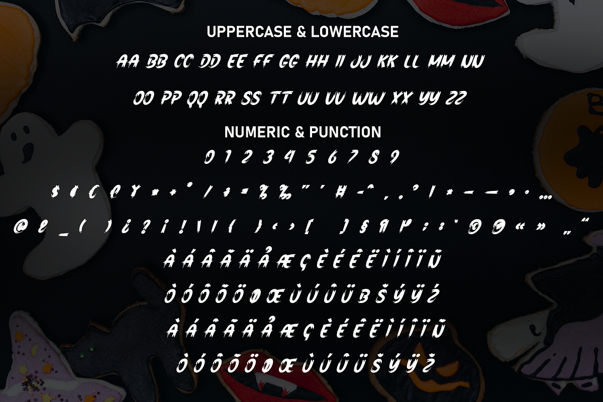 Groovy Halloween | Script Font, a Script Font by Scratchones (Photo 7 of 8)