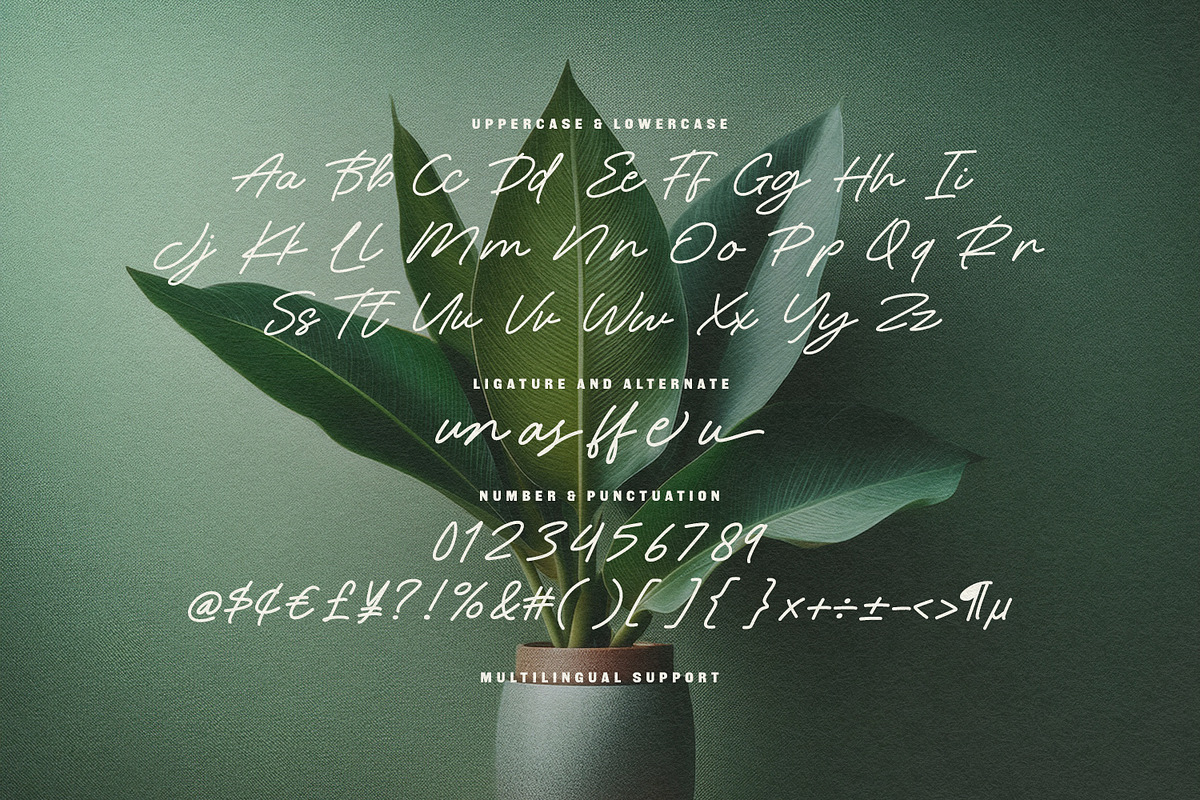 Tungle Rastu Raw Signature Script, a Script Font by Maulana Creative (Photo 5 of 7)