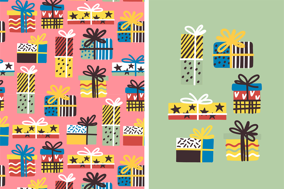 Let's celebrate | patterns & objects, a Pattern Graphic by Nastya Tkachova (Photo 7 of 9)
