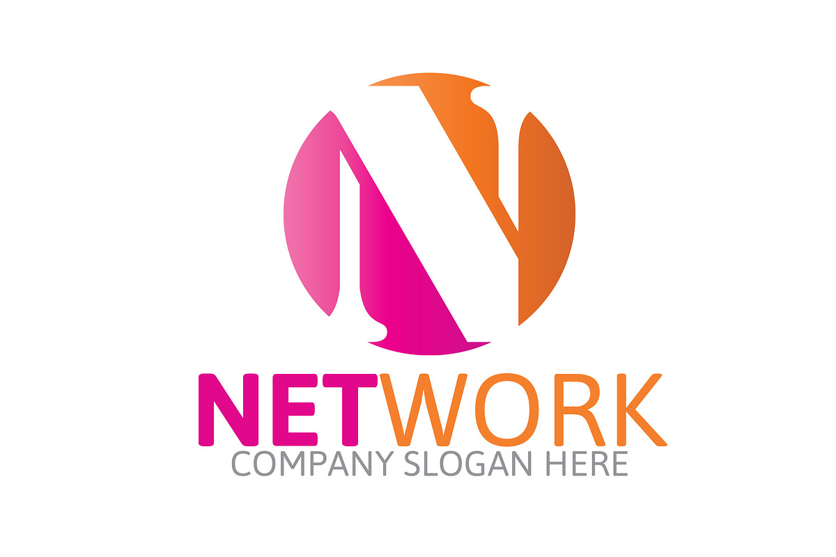 Network N Letter Logo, a Branding & Logo Template by Josuf Media