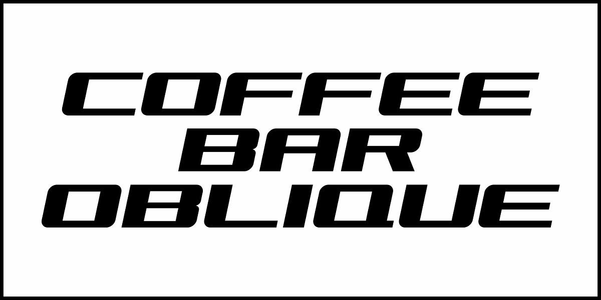 Coffee Bar JNL, a Sans Serif Font by Jeff Levine Fonts (Photo 4 of 5)