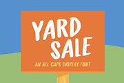Yard Sale - Handwritten Display Font, a Sans Serif Font by Sombrero Craft (Thumbnail 1 of 4)