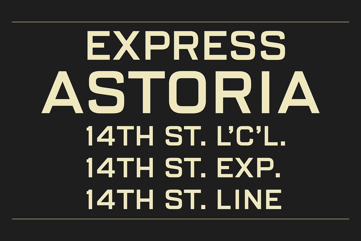 AL Astoria, a Sans Serif Font by Adam Lock (Photo 1 of 6)