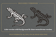 Vintage Desert Lizard Illustration, an Animal Illustration by lettett (Thumbnail 2 of 3)