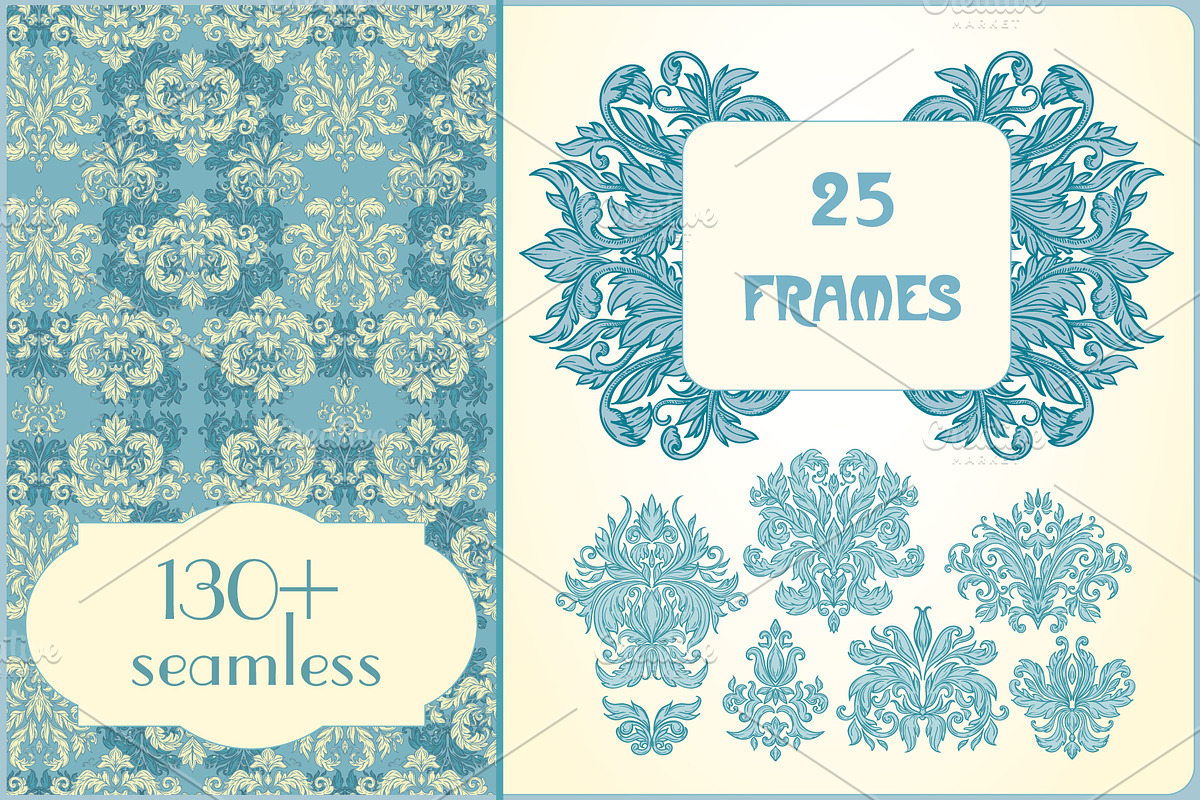 Sets of different vintage design, a Decorative Illustration by Astarta (Photo 2 of 7)