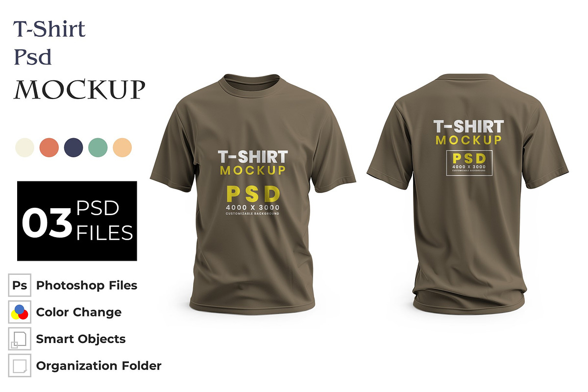 Tshirt Clothing Mockup, a Shirt Mockup by DigitAuras (Photo 1 of 3)