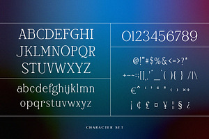 Balmoon - Modern Serif Typeface