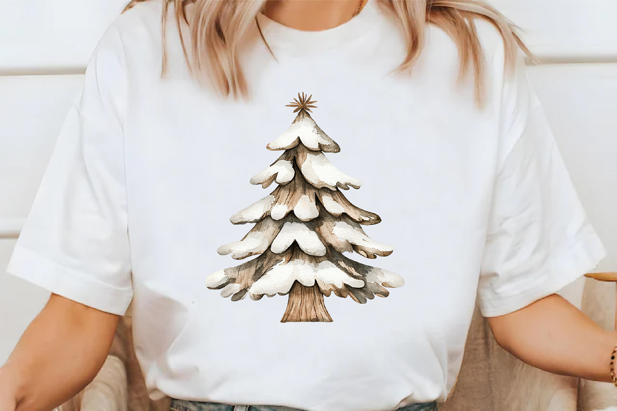 Rustic Wooden Christmas Clipart, an Illustration by Libby Wishes (Photo 5 of 9)