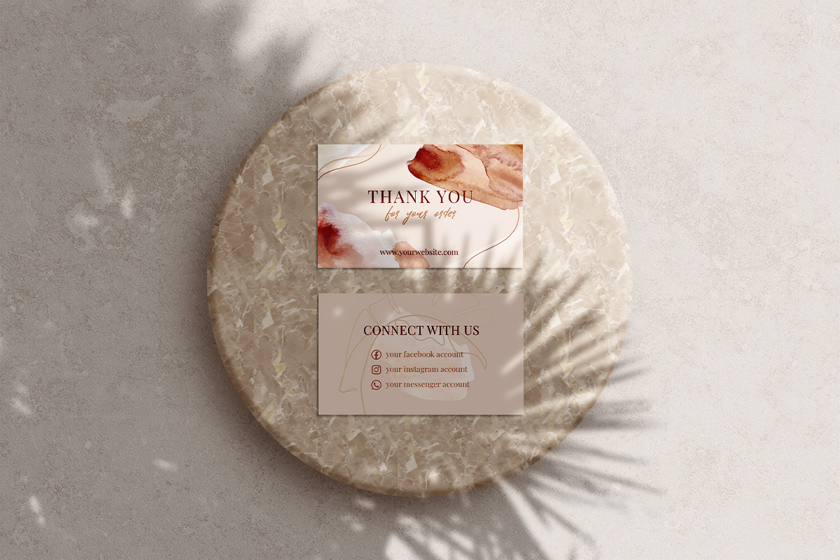 Thank You Business Card Template, a Business Card Template by ARg Design (Photo 5 of 5)