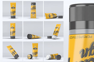 Tube Shoe Polish Mock-Up, a Product Mockup by DesignRushMarket