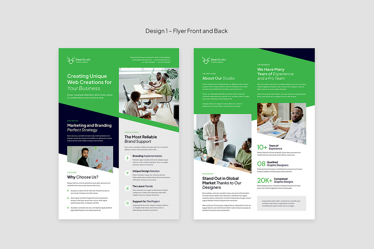 Web Studio Corporate Flyer Template, a Flyer Template by artbart (Photo 8 of 10)