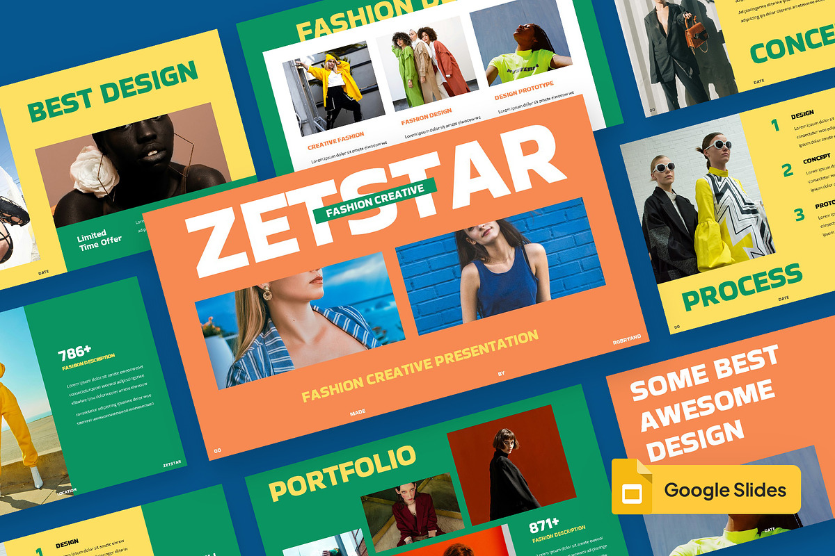 ZETSTAR - Fashion Creative GS, a Presentation Template by rgbryand (Photo 1 of 9)