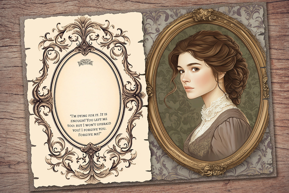 Wuthering Heights Scrapbook Kit, a Person Illustration by Secret Helper (Photo 5 of 8)