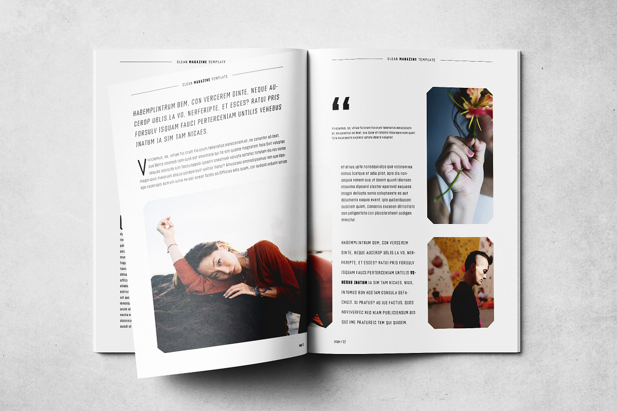 Magazine Layout, a Magazine Template by Grkic Creative (Photo 7 of 13)