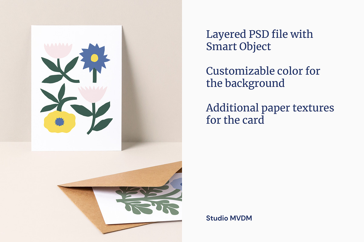 A6 Postcard With Envelope Mockup, a Product Mockup by Studio MVDM (Photo 3 of 8)