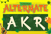 Yomanica - Reggae Display, a Sans Serif Font by Artisan Themes (Thumbnail 8 of 12)