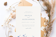 Dusty Blue Wedding Invitation, a Card Template by heynomi (Thumbnail 10 of 13)