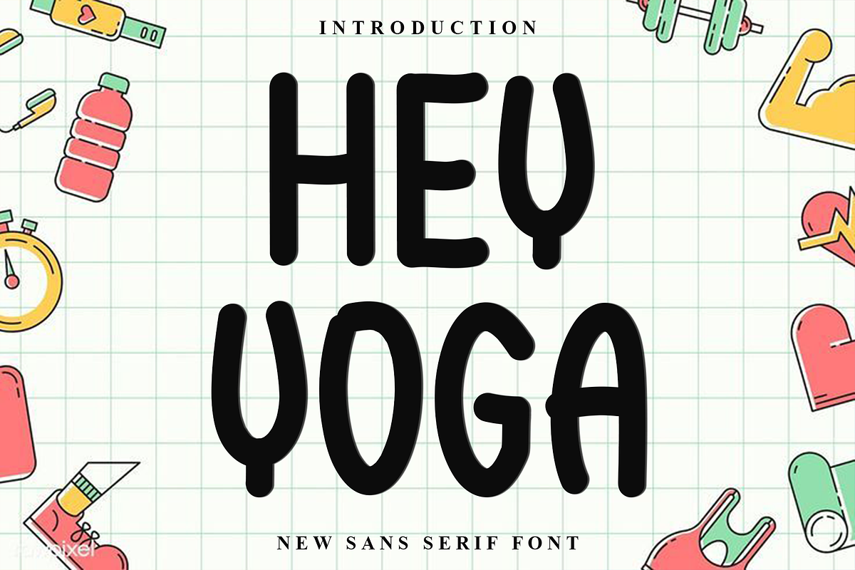 Hey Yoga, a Script Font by FreshTypeINK (Photo 1 of 8)