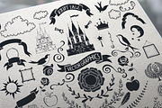 Fairy Tale Font with Extras, a Font by a Blond Moment (Thumbnail 6 of 6)