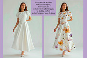 Elegant Dress Mockups Colllection, an Apparel Mockup by Maria S. Studio (Thumbnail 3 of 5)