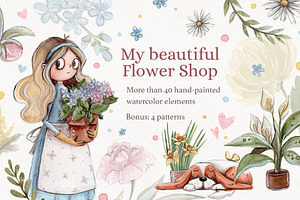My beautiful Flower Shop +4 patterns