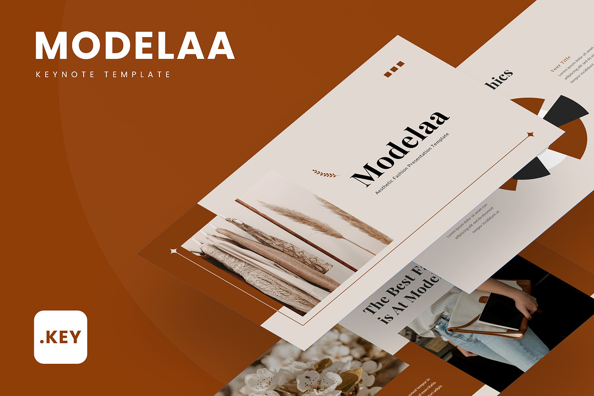 Modelaa - Fashion Aesthetic Keynote, a Presentation Template by Ermedia Studio (Photo 1 of 7)