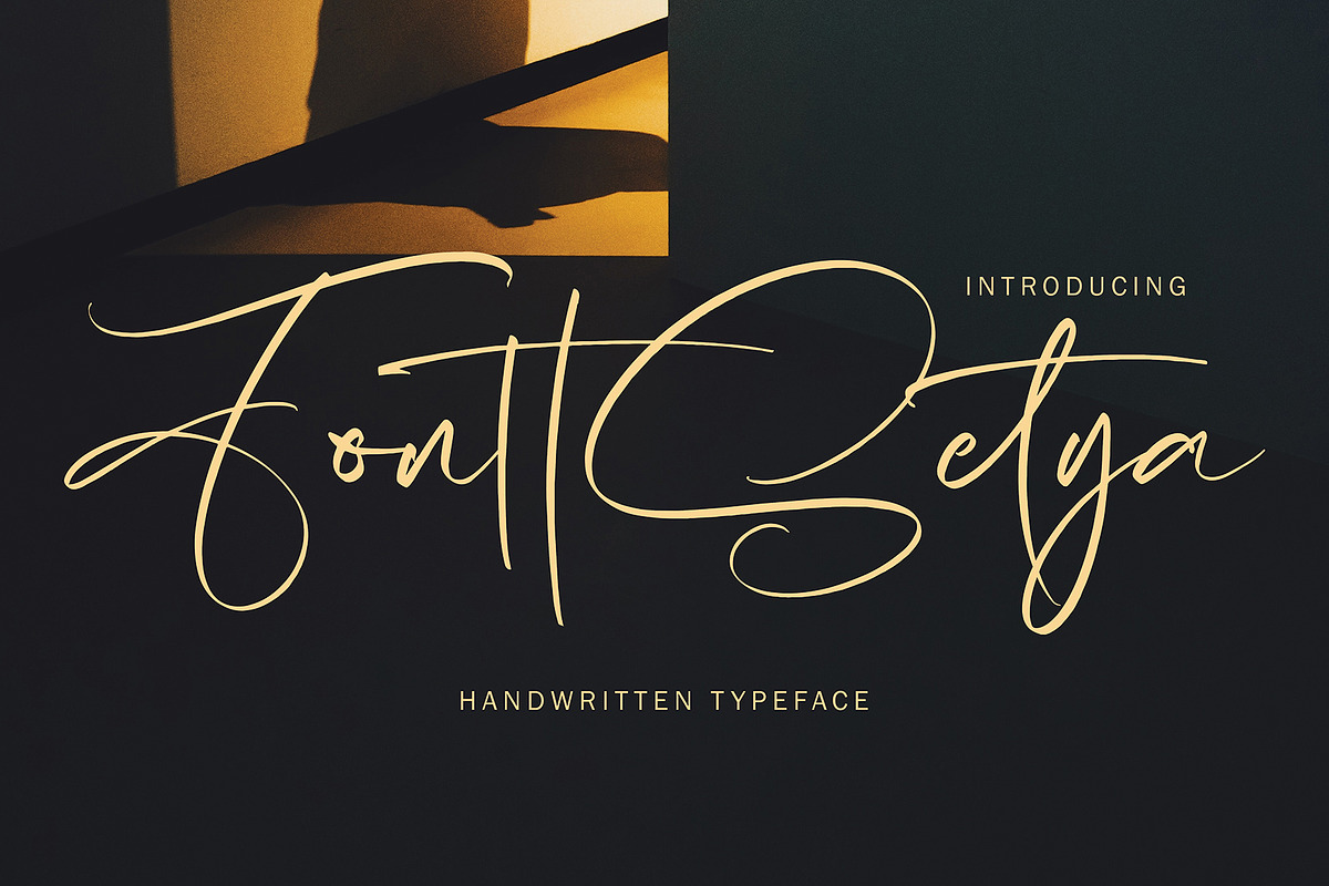 FonttSetya Black Friday, a Script Font by pineungtype (Photo 2 of 8)