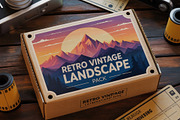 Retro Vintage Landscape Pack, a Background Photo by Dreamanart (Thumbnail 2 of 4)