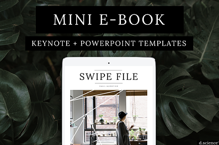Mini Ebook | Swipe File | No. 2, a Magazine Template by Template Monkey @dscience